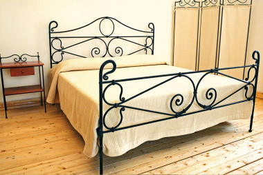 Hand-wrought iron bed design - Buy Silene by Artigianfer Spello Italy