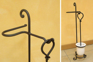 Accessory for the bathroom in a rustic, country chic, or shabby style - Buy Lindos by Artigianfer Spello Italy